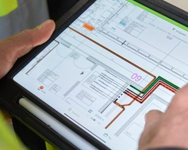 TGA-Planung am Tablet